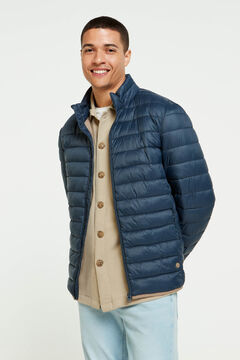 Springfield Quilted jacket steel blue