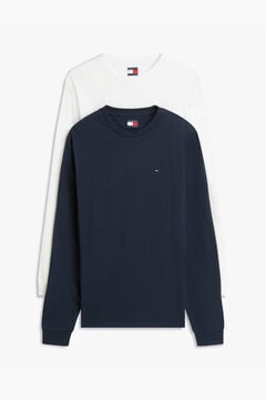 Tommy Jeans Pack de 2 camisetas slim de manga larga