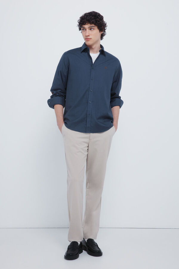 Springfield Small checkered shirt blue