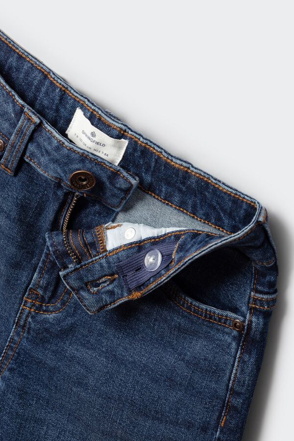 Springfield Kids Bermudas infantil em denim azul