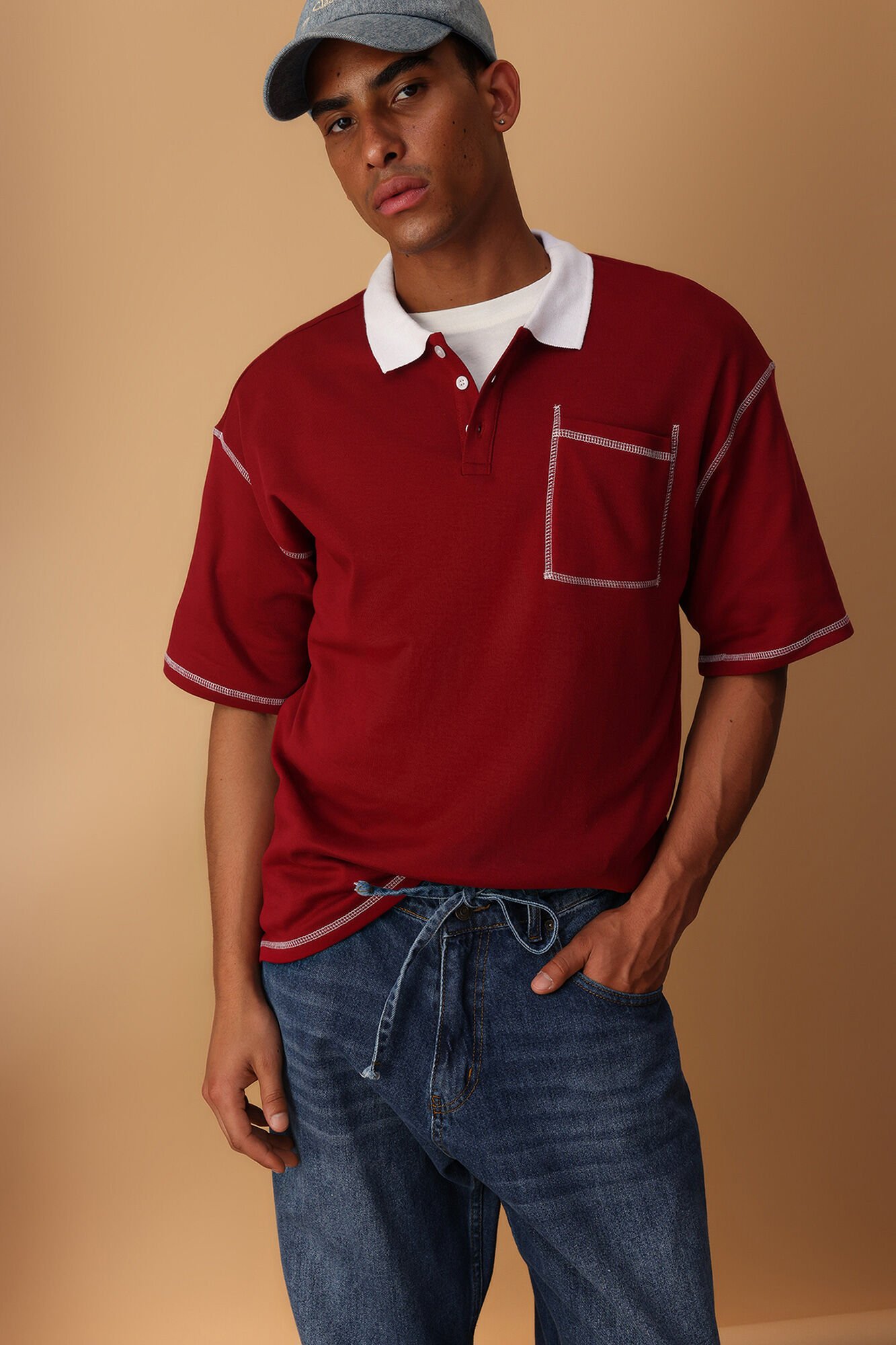 Trendyol Polo de manga corta con bolsillo