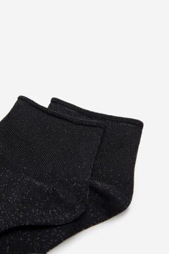 Springfield Short lurex socks black