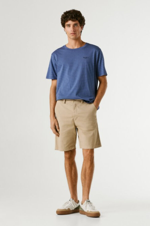 Pepe Jeans Pantal&oacute;n corto chino beige