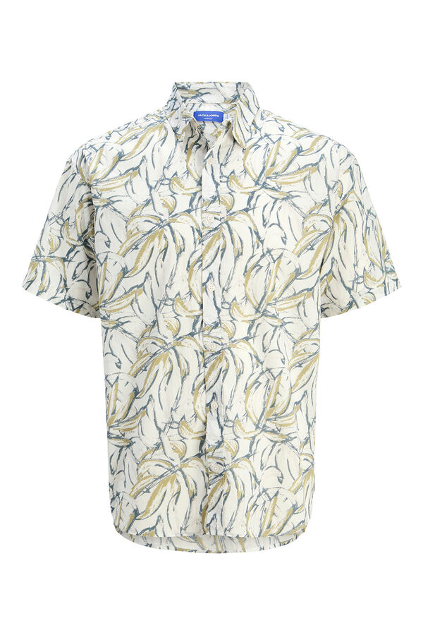 Jack & Jones Camisa manga corta oversized blanco