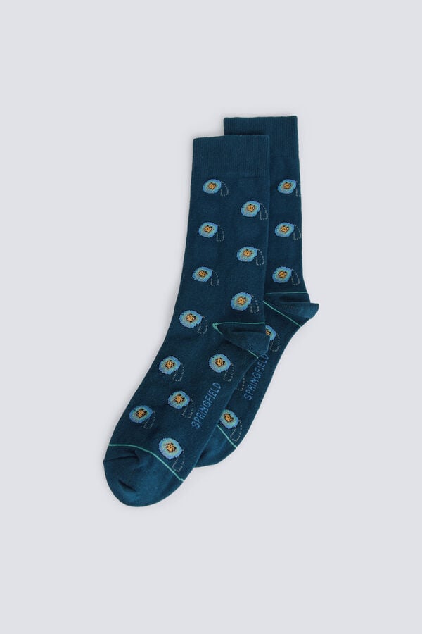 Springfield Tamagochi long sock blue