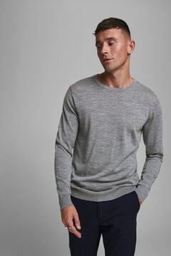 Springfield Jersey lana básico gris medio