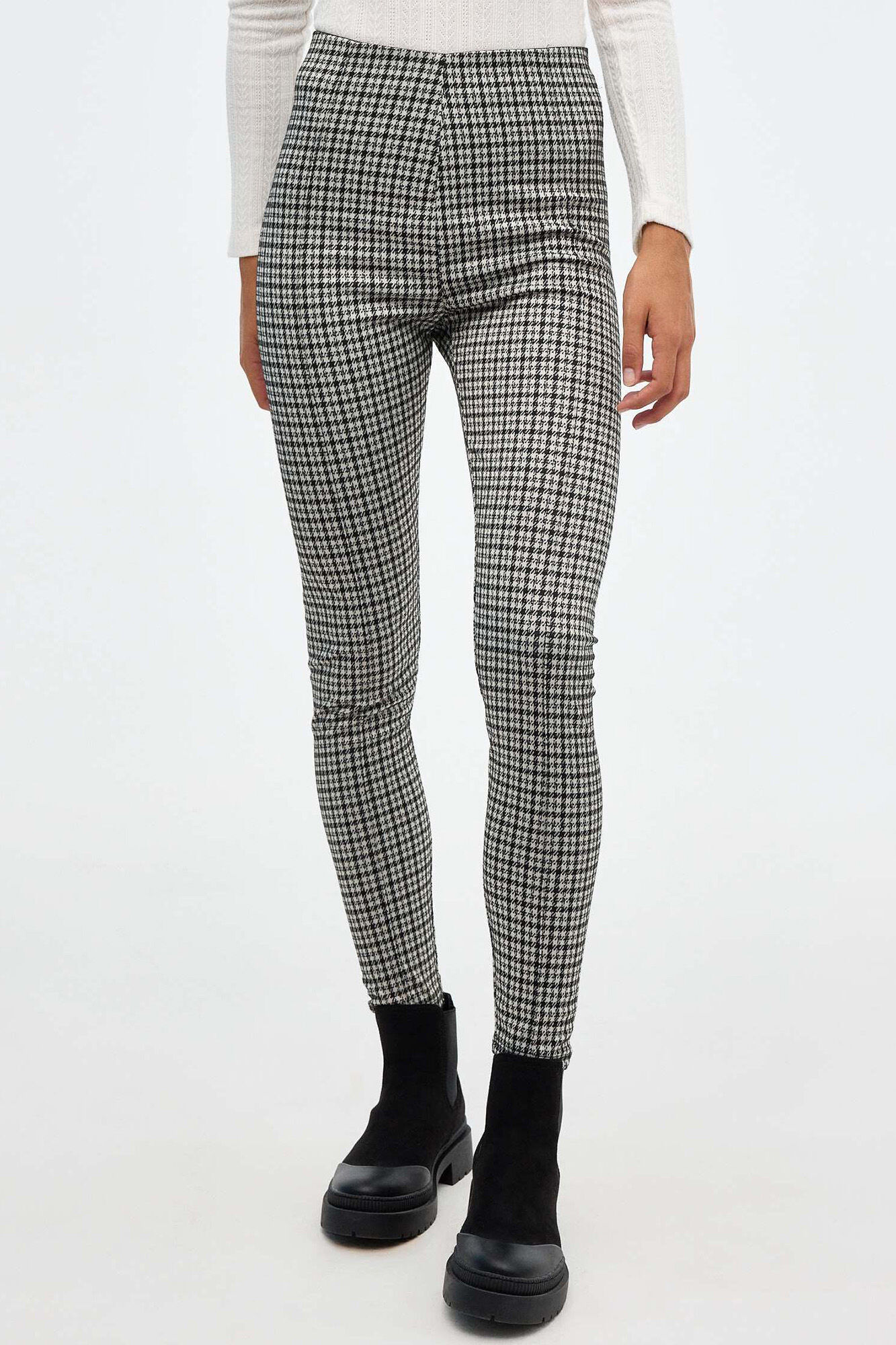 Inside Leggings jacquard pied-de-poule