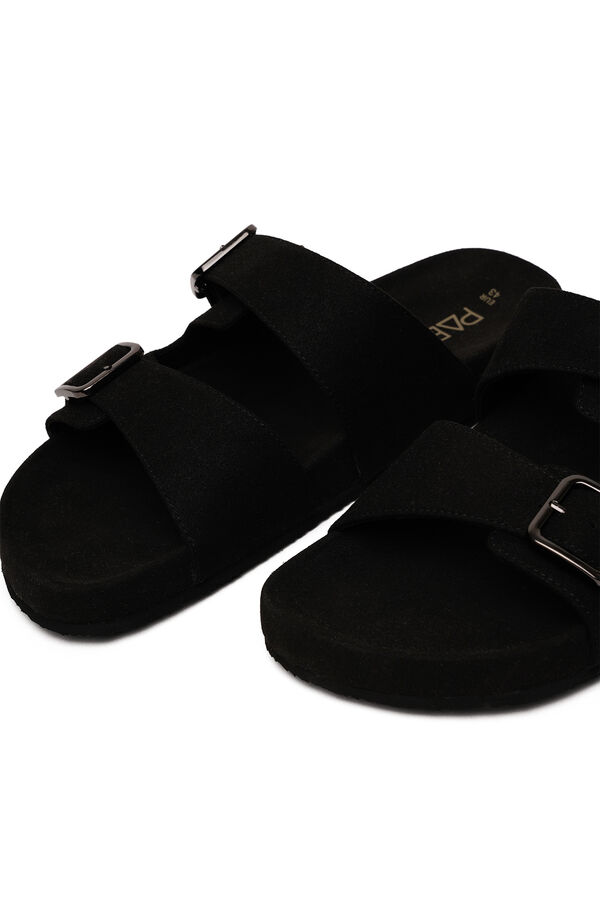 Paez Paez Sandal Bio Vegan Suede Black black