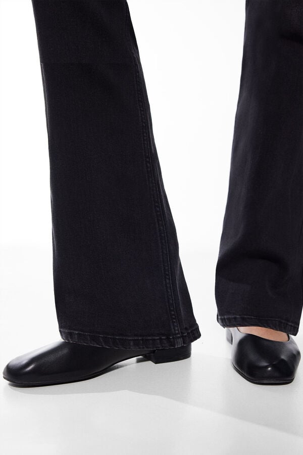 Springfield Jeans Boot Cut noir