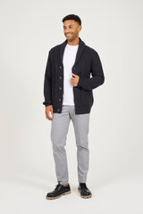 Brave Soul Cardigan com fecho de bot&otilde;es azul