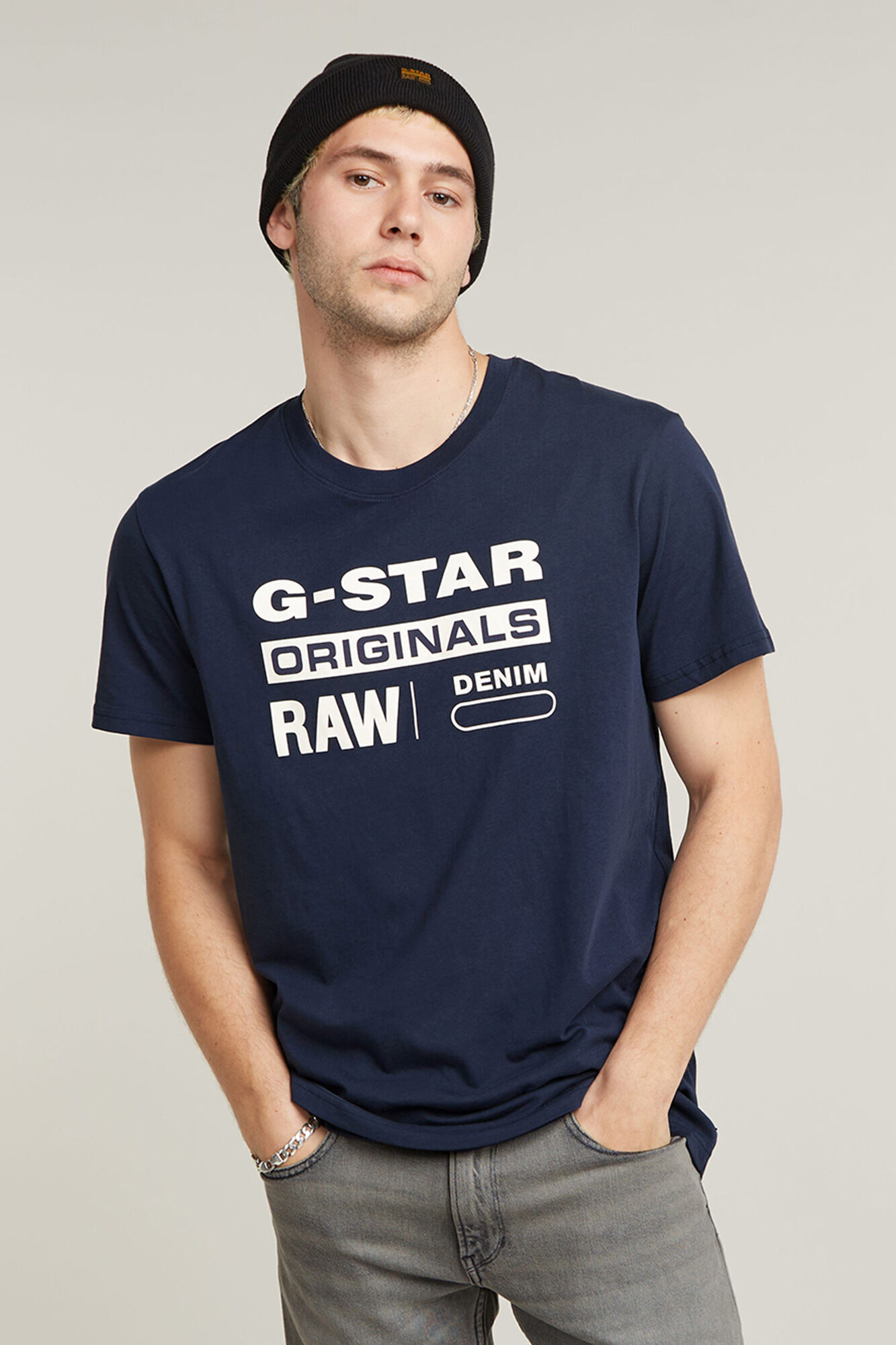 G-STAR T-shirt manga curta em algod&atilde;o ecol&oacute;gico