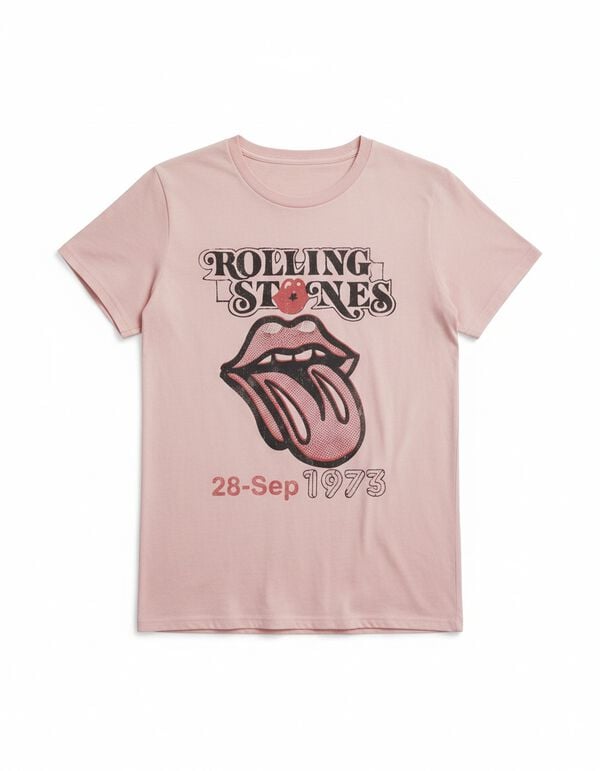 Springfield Short sleeve T-shirt pink