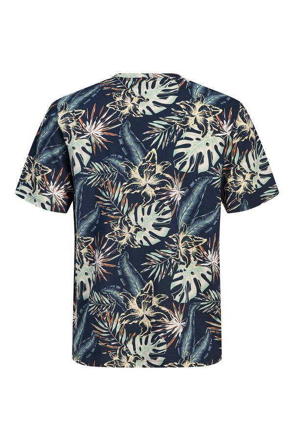 Jack & Jones Printed regular fit T-shirt blue