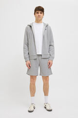 JJ REBEL Mid-rise jogger Bermuda shorts grey