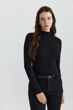 Springfield Perkins neck T-shirt black