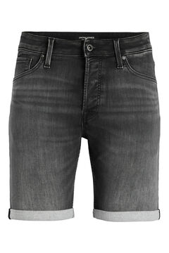 Springfield Pantalón corto regular fit negro