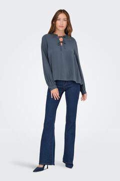 Only Lang&auml;rmelige Bluse
