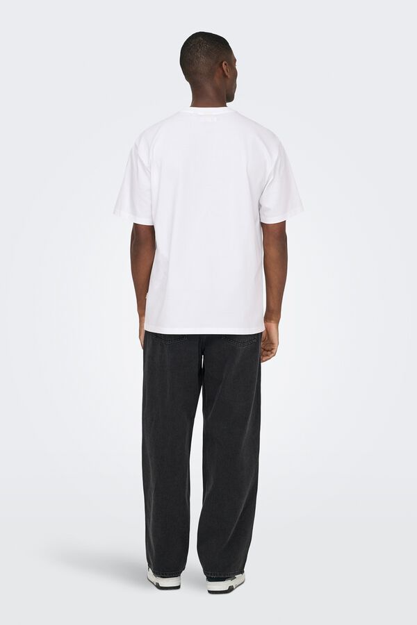 Only & Sons Short sleeve T-shirt white