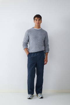 Balmohk Pantal&oacute;n straight cintura el&aacute;stica