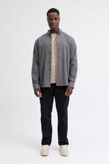 JJ REBEL Classic serge shirt grey