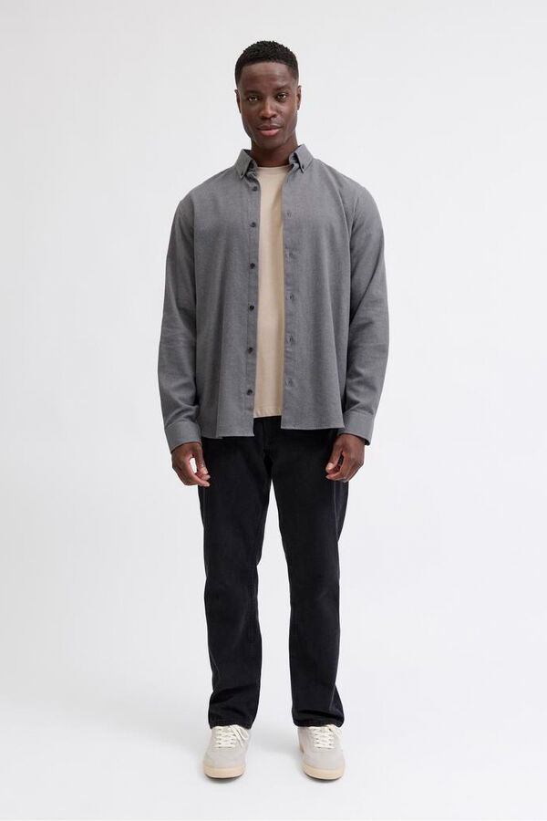 JJ REBEL Classic serge shirt grey