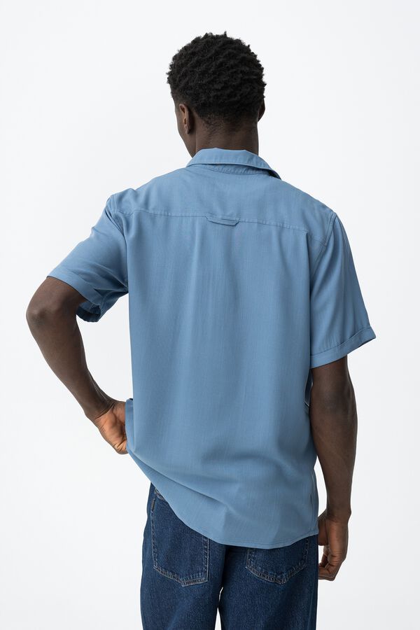 Tiffosi Camisa Manga Corta azul