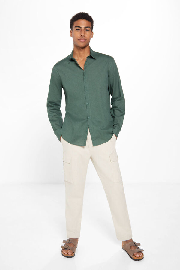 Springfield Colour linen shirt zelena