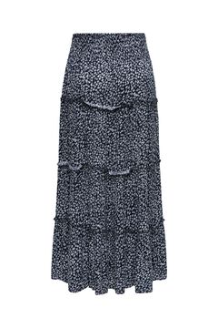 Only Falda larga estampado floral
