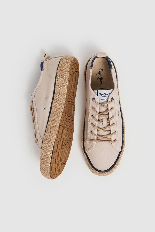 Springfield Classic cotton trainers brown