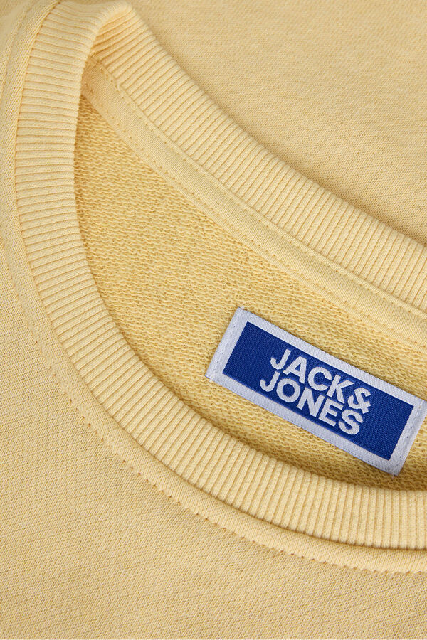 Jack & Jones Junior Sudadera logo amarillo