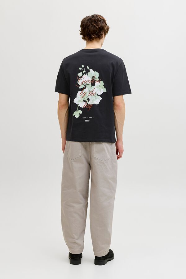 Jack & Jones Relaxed backprint T-shirt black