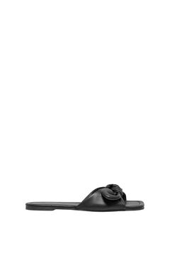 Springfield Flat sandal with tie black