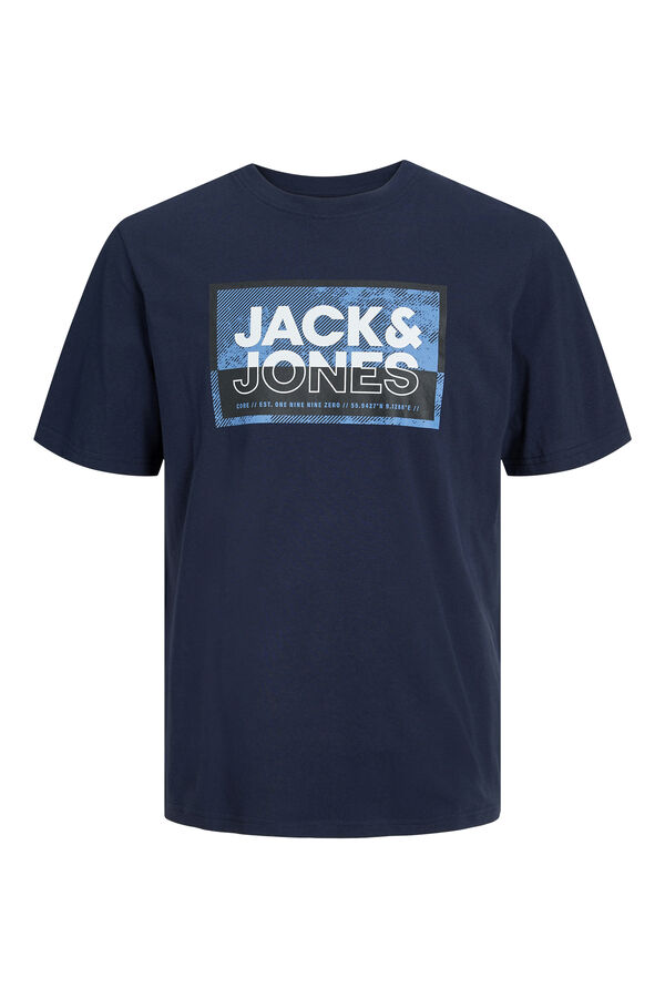 Springfield Standard fit T-shirt tamno plava