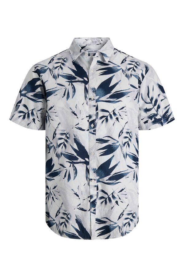 Jack & Jones Junior Printed short sleeve shirt white