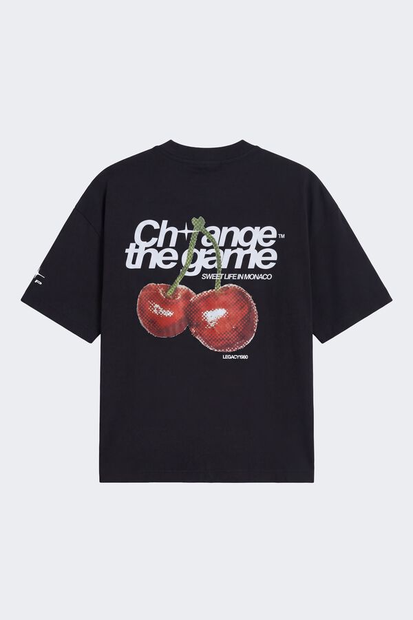 Project X Paris T-shirt oversize estampada preto