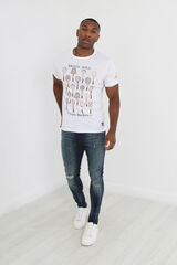 Brave Soul Camiseta raquetas manga corta blanco