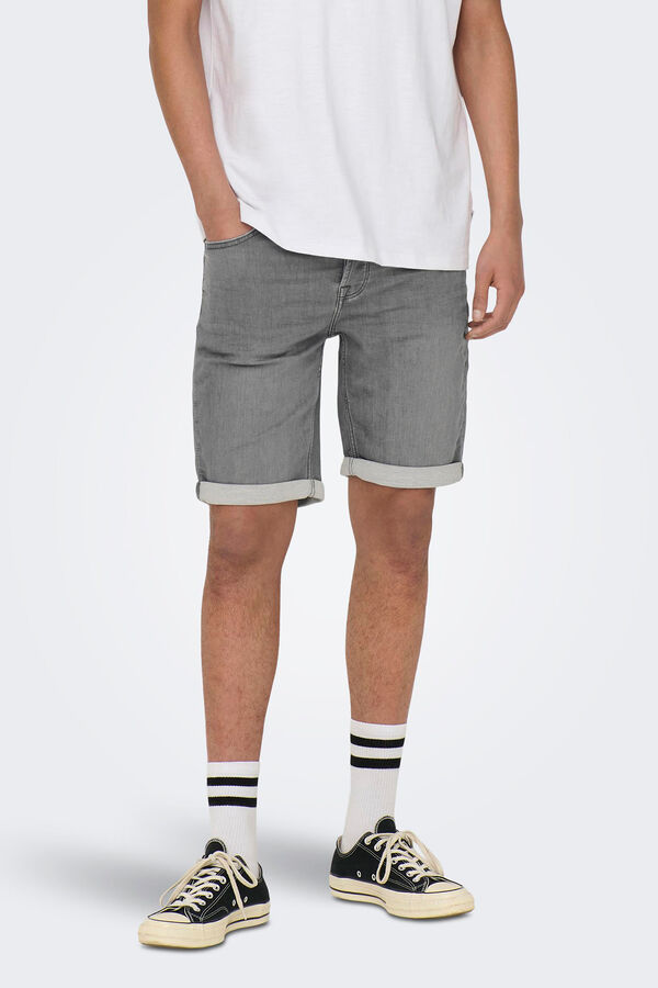 Springfield Denim Bermuda shorts gray