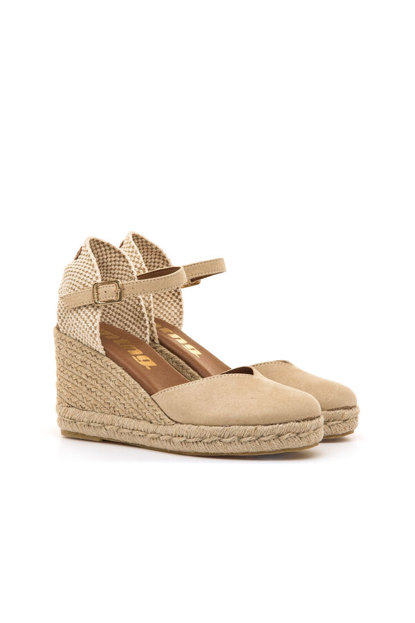 MTNG Wedge sandal nude