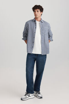Springfield Gingham print flannel shirt