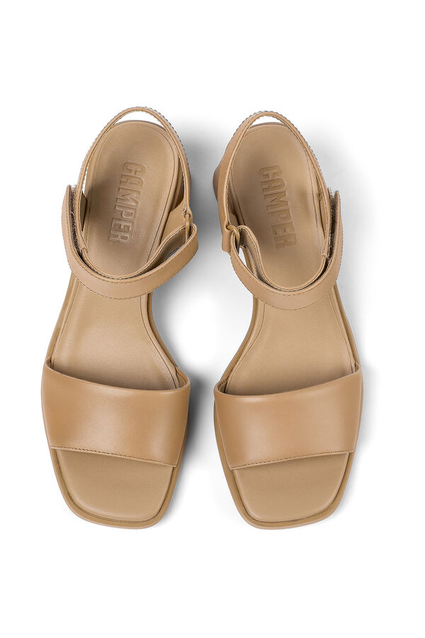 Springfield Leather sandals for women smeđa