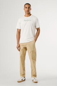 Pepe Jeans Pantalón cargo regular tejido ligero.