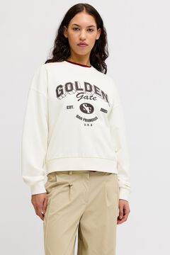 Jack & Jones Sweatshirt descontra&iacute;da gola redonda