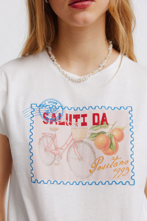 Springfield Printed short sleeve T-shirt printed