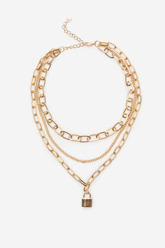 Springfield Chain necklace with lock color