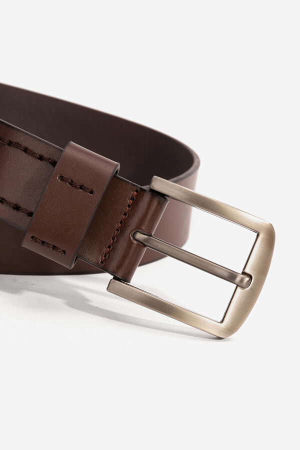 Tiffosi Leather Effect Belt mink