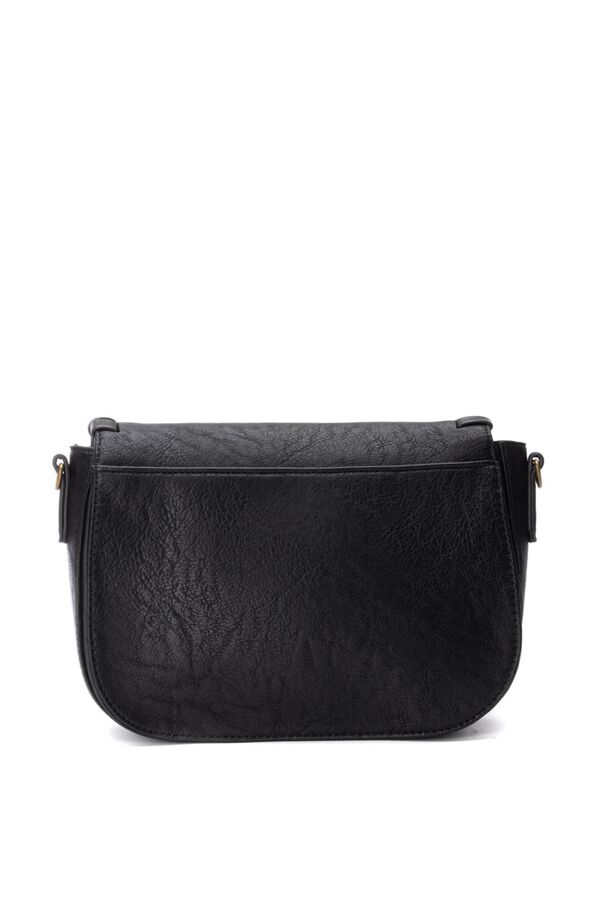 Refresh Mala de ombro com fecho de aba preto