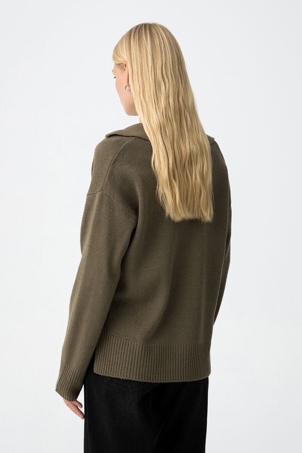 Tiffosi Relaxed Jumper with Neck printed