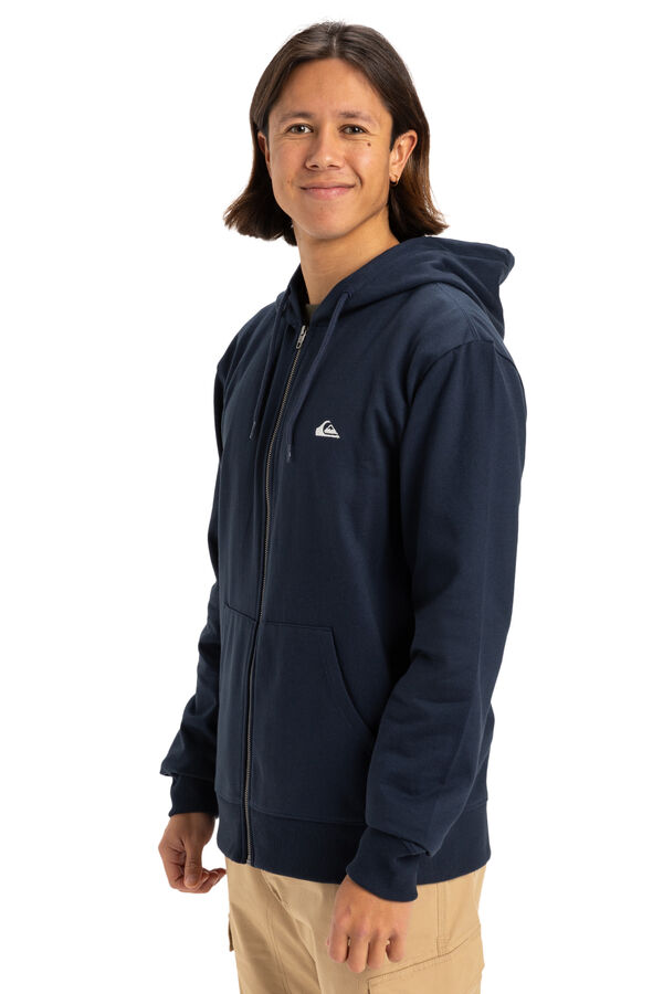 Quiksilver Sudadera con capucha y cremallera azul