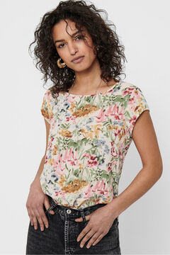 Only Camiseta estampada manga corta