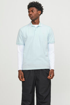 Springfield Standard fit polo shirt blue